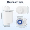 thumbnail image 4 of 3pcs Replacement Water Filter For Eq6 Eq9 Tcz7003 Tz70003 Tz70033, Intenza, Coffee Machine, 4 of 4