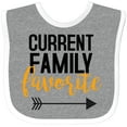 thumbnail image 3 of Inktastic Current Family Favorite Boys or Girls Baby Bib, 3 of 4
