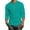 AA01_Turquoise, variant on Resicozy 3/4 Sleeve Shirt Men Button Henley Fashion Baseball T-Shirts 2025 Fall Casual Sport Solid Color Athletic Tee Tops Blue M