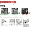 thumbnail image 5 of Unique Bargains 7pcs Universal Car Blanket Durable Bucket Seat Cover Protector Multicolor for Auto, 5 of 5