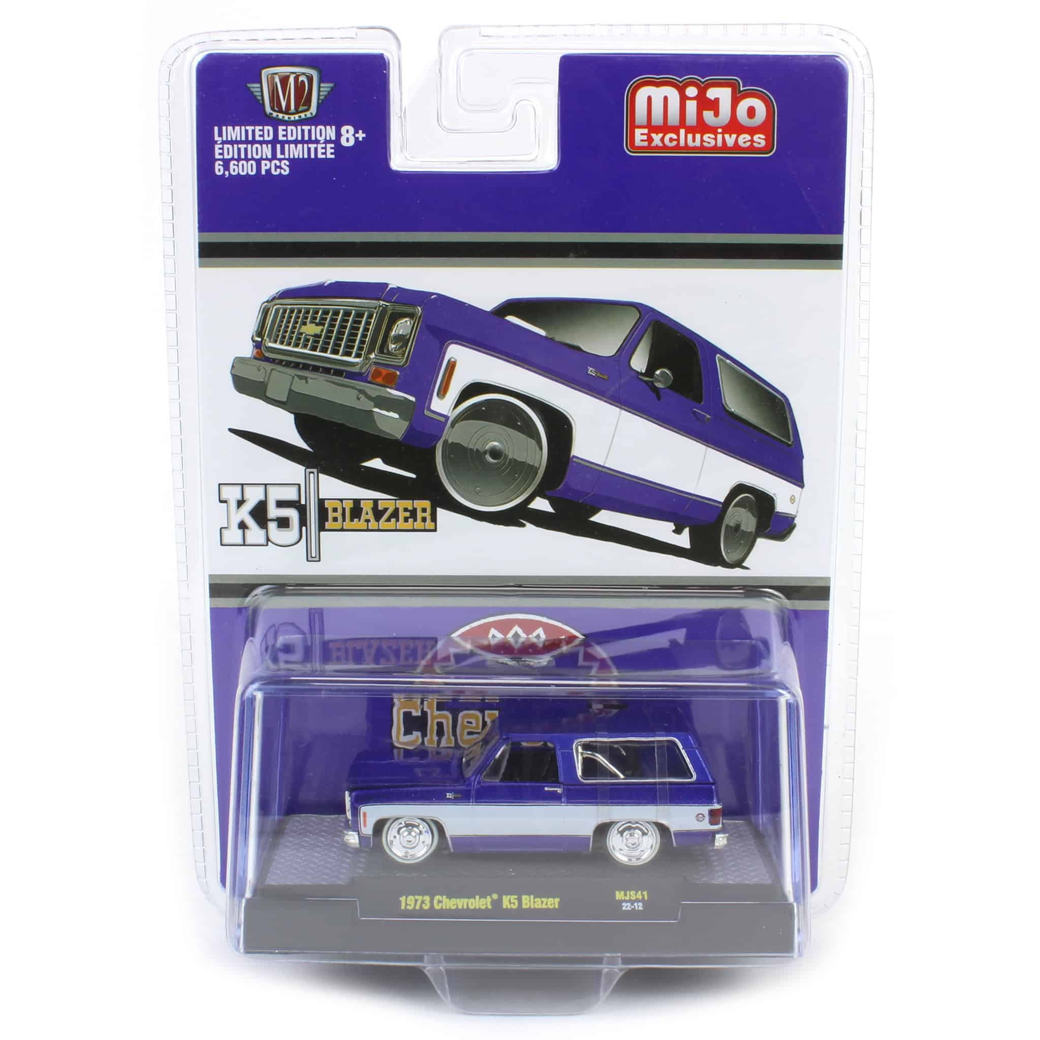 M2 Machines 1/64 1973 Chevrolet K5 Blazer, Violet White, M2 Machine MIJO Exclusive 31500-MJS41 M2 Machines 1/64 1973 Chevrolet K5 Blazer, Violet White, M2 Machine MIJO Exclusive 31500-MJS41