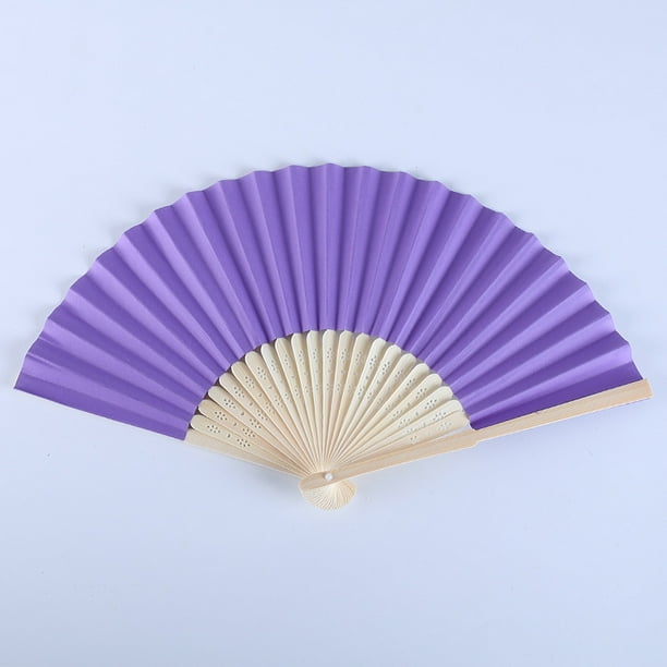 Abanico plegable en blanco de 7 pulgadas, abanico de papel para pintar para niños, abanico de color blanco, materiales creativos hechos a mano para bricolaje en jardín de infantes