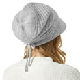 thumbnail image 4 of Tanhomme Winter Ribbed Cap Knit Soft Warm Hat Women Knitted Hat Winter Cycling Windproof Warm Cap Winter Hats Warm Winter Plain Knit Hat, 4 of 4
