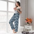 thumbnail image 5 of Naloa A Japanese Great Wave Pajamas Pants for Women, Lounge for Women,Women’s Pajama Lounge Pants-XX-Large, 5 of 6