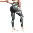 thumbnail image 2 of Pantalones Deportivos De Cintura Alta Personalidad Yoga Abdominal Cadera Levantamiento Fitness Gao Jiahui unisex, 2 of 2
