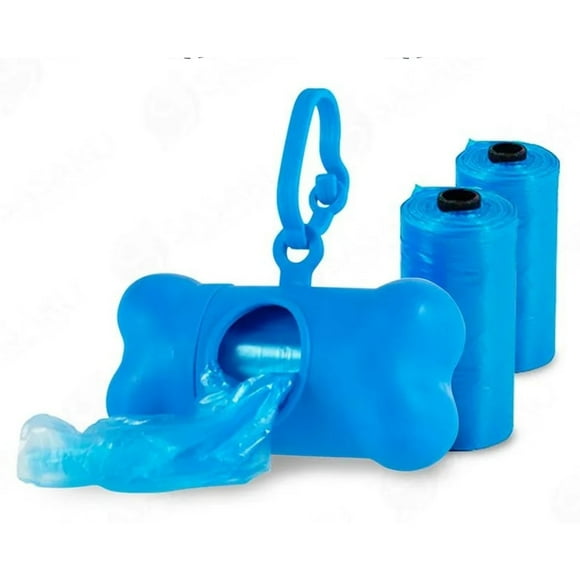 Dispensador En Forma de Hueso Con Bolsas De Plástico