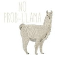 thumbnail image 3 of CafePress - No Prob Llama Women's Light Pajamas - Women's Short Sleeve Print T-Shirt and Pants Light Cotton Pajama Set, 3 of 7