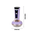 thumbnail image 3 of Zzbeans Rechargeable Fabric Shaver, Lint Remover Sweater Defuzzer with 3 Speeds, Electric Clothes Fuzz Ball Remover for Sweaters Blankets Upholstery, Purple, 3 of 6