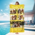 thumbnail image 2 of Personalized Custom Beach Towels with Picture Logo Photo Names Customized Pool Travel Towel for Kids Adults Women Men 30" X 60", 2 of 5