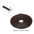 thumbnail image 2 of 3.3 Yards 6mm Flat Leather Cord, Leather Lacing Strips for DIY Making Crafts Coffee, 2 of 6