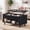 Black-Lift Top, variant on Tomnk 31.5" Lift Top Coffee Table, 4 in 1 Square Coffee Table with Storage, Coffee Tables with Lifting Top, Center Table with Large Hidden Storage Space for Living Room, Home Office, Natural