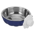 thumbnail image 3 of 1Pack Blue Parakeet Water Dispenser with Stainless Steel 10.8x10.8x3.6in, 3 of 9