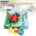 thumbnail image 4 of Soft Cloth Book Portable Interactive Early Learning Educational 3D Baby Cloth Book for Infant, 4 of 7