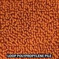 thumbnail image 5 of Custom Size Anti-Slip Machine Washable Loop Pile Orange Runner Rugs ( 18' x 26"), 5 of 7