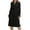 Black(S), variant on Aloohaidyvio Long Sleeve Dresses for Women Fall Soft Casual Crew Neck Relaxed Fit Flowy Maxi Dresses