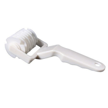 

FRCOLOR Lattice Roller Cutter Tool Baking Hobbing Tool Cake Baking Mold for Dough Pastry Pizza Pie Cookie - Size S(White)
