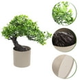 said Simulation Pine Tree Desktop Fake Pine Tree Realistic Bonsai Plant
