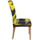 thumbnail image 3 of ABPHQTO Funda protectora para silla elástica de camuflaje amarillo a la moda, funda protectora para asiento para comedor, Hotel, fiesta de boda, juego de 1, 3 of 4