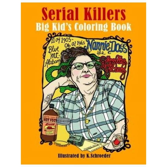 Serial Killers : Adult Coloring Book