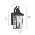 thumbnail image 2 of Kichler Lighting - Forestdale - 2 Light Outdoor Wall Mount In Traditional, 2 of 5