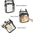 thumbnail image 4 of Clear Crossbody Bag, TSV Waterproof Stadium Approved Shoulder Bag with Adjustable Strap and Front Pocket, 4 of 6