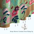 thumbnail image 6 of Boxer Dog and Flower Florals Shower Curtain 84"x72" ,Bathroom Decorative Shower Curtains Set with 12 Hooks,Modern Waterproof Washable Shower Curtain, 6 of 6