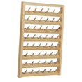 thumbnail image 2 of Estante de carrete para colgar en la pared Estante de trenzado de madera Cuerdas Estante de hilo de coser Almacenamiento de hilo de coser para, 2 of 8