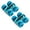 Blue：2PCS, variant on FALEXO Inertia Car Friction Powered Car - 360 Degree Rotation Pull Back Car Toys for Kids Birthday Christmas Toys car 4pcs/2pcs