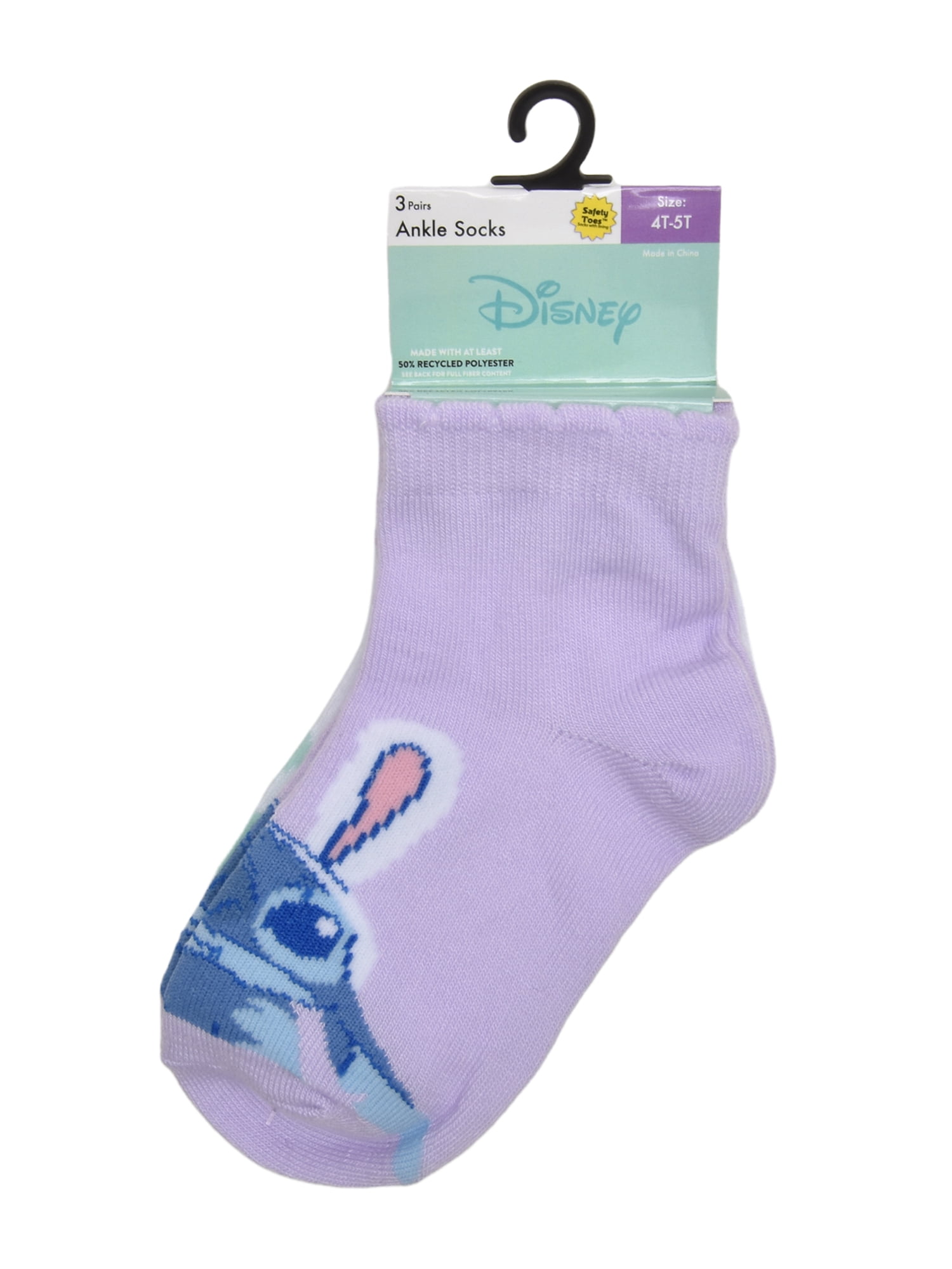 Character Toddler Ankle Easter Socks, 3-Pack, Sizes 12M-5T