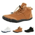 thumbnail image 6 of Womens Mens Barefoot Winter Snow Boots Outdoor Shoes Warm Ankle Booties Zero Drop Wide Toe Sneakers, 6 of 8