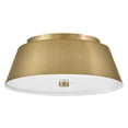 thumbnail image 5 of 83513LCB Lark Tess - 16W 2 LED Medium Flush Mount-5.5 Inches Tall and 14 Inches Wide-Lacquered Brass Finish, 5 of 7