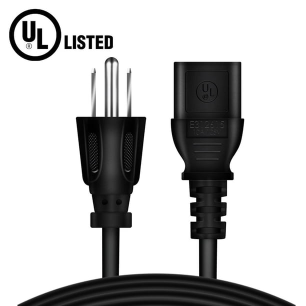 Pkpower 5ft 1 5m Ul Listed Ac Power Cord Outlet Socket Cable For Thermaltake Mid Tower Tr 500 Tr 600 W03ru W0319ru Trx 1000m Trx 10m Tr2 W0090ru 470w Pp 350nl1nc W0118ru 500w Tpx 1475m Walmart Com Walmart Com