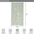 thumbnail image 4 of CAILDANL Wildflower Botanical Shower Curtain for Bathroom Decor 72Wx72H Inch Floral Flower Plant Herbs Sage Green Leaves Decorative Bath Set Bathroom Accessories Fabric Waterproof 12 Pack Hooks, 4 of 7