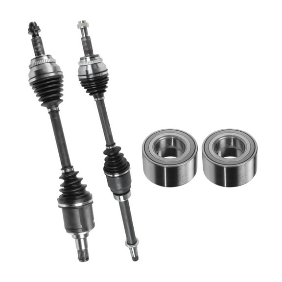 AutoShack Front CV Axle Shafts Wheel Bearings | Replacement for 2007-2017 Toyota Camry | 4-PC