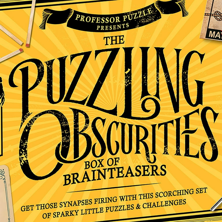 Professor Puzzle: The Puzzling Obscurities Box of Brainteasers