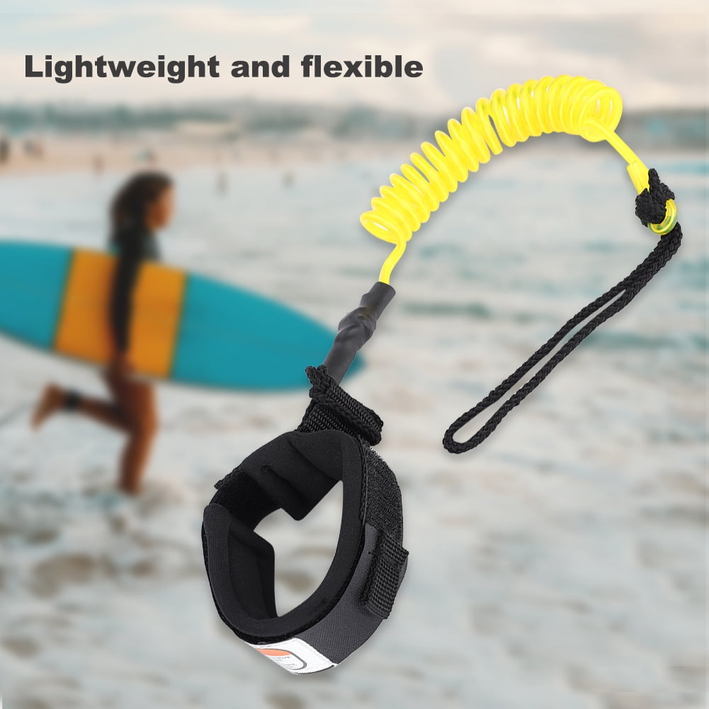 EECOO Board Leash,Stand Up Paddle Board 5mm Coiled Spring Leg Foot Rope Surfing Leash for EECOO Board Leash,Stand Up Paddle Board 5mm Coiled Spring Leg Foot Rope Surfing Leash for