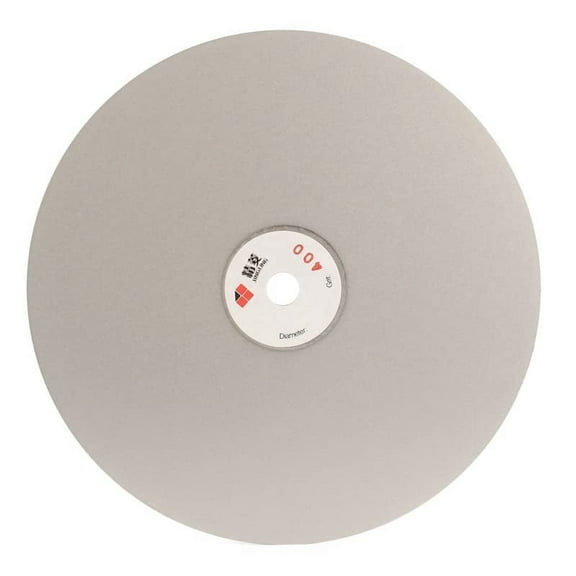 JINGLING 8" inch Diamond Grinding Disc 400 Grit Flat Lap Disk Lapidary Tools for Stone