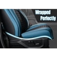 thumbnail image 5 of Coverado Custom Seat Covers Full Set Waterproof Faux Leather Seat Protectors, Fit For 2015-2023 F150, 2017-2023 F250 F350 Crew Cab, Blue, 5 of 8
