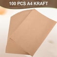 thumbnail image 4 of 100 Sheets A4 Kraft Printable Sticker Self Adhesive Sticker Label Paper Sheet for Laser Inkjet Prin, 4 of 5