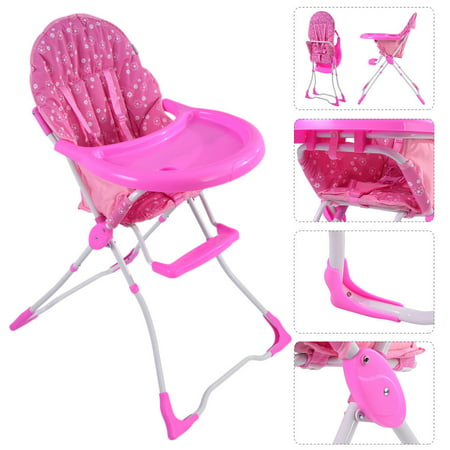 Baby High Chair Infant Toddler Feeding Booster Seat Folding Safety