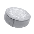 thumbnail image 4 of Cojín de meditación Cojín para sentarse Cojín de asiento redondo decorativo para sala de estar Gris, 4 of 8