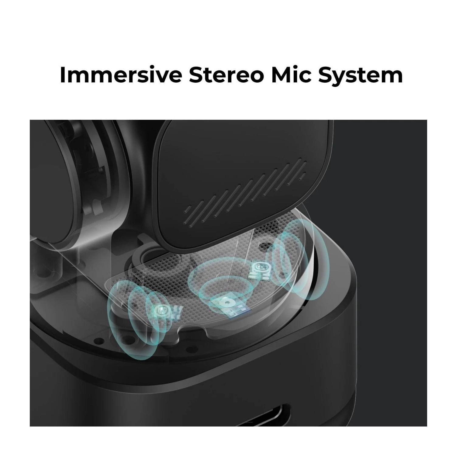 OBSBOT Tiny 3 Lite AI-Powered Spatial Audio 4K PTZ Lite Webcam with Gesture & Voice Control, Stream Deck and Switch 2 Compatible