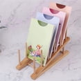 thumbnail image 5 of Escurreplatos de Bambú, Soporte para Tazas, Tabla de Cortar, Platillos, Escurridor de Platos, Accesorios de Cocina de Madera, Soporte para Tapa de Olla, 5 of 5