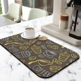 thumbnail image 2 of Versatile Coffee Mat (19.5x12in) - Absorbs Spills, Hides Stains, Anti-Slip, Perfect Fit Under Coffee Machines, Coffee Drying Mat Excellent as a Kitchen Dish Drying Mat, 2 of 7
