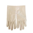 thumbnail image 3 of 5 Pares De Guantes Para Mujeres Muñeca Longitud Completa Mate Dedo Elástico Beige S, 3 of 5