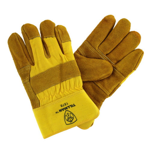 Tillman 1578 Rugged Cowhide Cotton/Foam Lined Winter Work Gloves Large 6 pack 