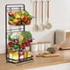 thumbnail image 5 of Cesta de frutas de 3 niveles, frutero para encimera de cocina, minicesta de almacenamiento para frutas y verduras, cesta colgante, soporte para organizador de cocina, 5 of 6