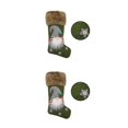 thumbnail image 2 of sweethay Calcetines de Papá Noel para decoración navideña, calcetines de caramelo, regalo, calcetines de Navidad, adorno de Navidad 2020, 1 pieza y 2 2Conjunto, 2 of 6