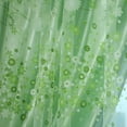 thumbnail image 5 of Tuvgenk Sheer Curtains Machine Washable Green Curtains Short Curtains Patterned Bathroom Bedroom, 5 of 5