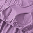 thumbnail image 6 of Jalioing Women's Mid-Long Nightdress Pajama Nightgown with Built in Bra Summer Short Sleeve Nightshirt (X-Large, Purple), 6 of 9